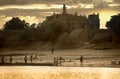 Mopti, Mali, Africa - the port of the city where it joins the Ba