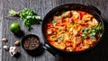 Moqueca baiana - brazilian fish stew with lime Royalty Free Stock Photo