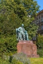 Mor Jokai statue, Budapest, Hungary