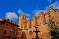 Mora de Rubielos village church in Teruel Spain Royalty Free Stock Photo