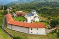 Moraca monastery. Montenegro. Orthodox monastery in the Moraca valley Royalty Free Stock Photo