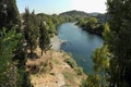 Moraca River In Podgorica, Montenegro Royalty Free Stock Photo