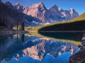 Morain Lake Reflection