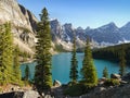 Moraine Lake - Alberta, Canada Royalty Free Stock Photo