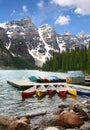 Moraine lake, Banff National Park, Canada Royalty Free Stock Photo