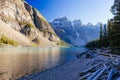 Moraine Lake, Lake Louise, Banff National Park, Alberta, Canada Royalty Free Stock Photo