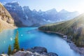 Moraine Lake, Lake Louise, Banff National Park, Alberta, Canada Royalty Free Stock Photo