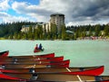 Moraine Lake Louise, Banff NP, Alberta, Canada Royalty Free Stock Photo