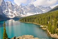 Moraine Lake, Rocky Mountains, Canada Royalty Free Stock Photo