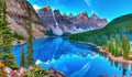 Moraine lake sunrise