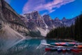 Moraine Lake after Sunset