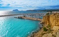 Moraira beach Portitxolet in Alicante Royalty Free Stock Photo