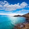 Moraira Cala Andrago beach in Teulada Alicante Royalty Free Stock Photo