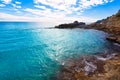 Moraira Cala Andrago beach in Teulada Alicante Royalty Free Stock Photo