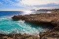 Moraira coast with Ifach of Calpe in Alicante Royalty Free Stock Photo