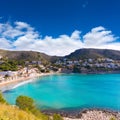 Moraira playa el Portet beach in Alicante Royalty Free Stock Photo