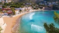 Moraira playa el Portet beach in Alicante Royalty Free Stock Photo