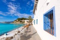 Moraira playa El Portet beach in Alicante Royalty Free Stock Photo