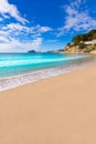 Moraira playa El Portet beach in Alicante Royalty Free Stock Photo