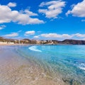Moraira Playa la Ampolla beach in Alicante Spain Royalty Free Stock Photo