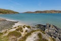 Morar coast Scotland UK beautiful coastal Scottish tourist destination located south of Mallaig Royalty Free Stock Photo