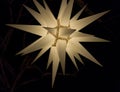 Moravian star Royalty Free Stock Photo