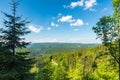 Moravskoslezske Beskydy mountains above Moravka village in Czech republic