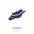 Moray icon. Trendy flat vector Moray icon on white background fr