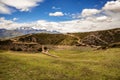 Moray the Inca agricultural fields archeological site northwest of Cusco, Peru