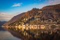 Morcote village view from Brusino Arsizio. Canton Ticino, Switzerland