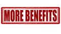 More benefits Royalty Free Stock Photo