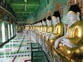 More Buddha image at U Min Thonze temple in Sagaing, Myanmar