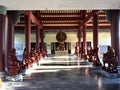 More buddha image at Linh Ung pagoda temple in Danang, Vietnam