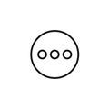 more button icon vector set collection for web Royalty Free Stock Photo