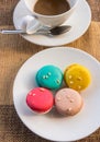 More colorful macarons Royalty Free Stock Photo