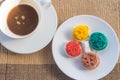 More colorful macarons Royalty Free Stock Photo