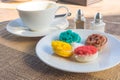 More colorful macarons Royalty Free Stock Photo