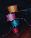 More colors of threads for sewing