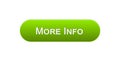 More info web interface button green color, internet site design, application Royalty Free Stock Photo