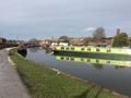 More Narrow boats on the Trent & Mersey canal in Stone, Staffordshire