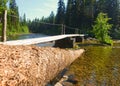 Lower Quasar Lake foot bridge