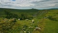 Foggintor Quarry, Dartmoor National Park, Devon uk