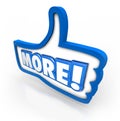 More Thumbs Up Increase Improve Results Approve Added Results