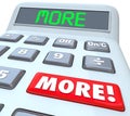 More Word Calculator Adding Additional Bonus Money Income Budget