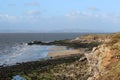 Morecambe Bay from Half Moon Bay at Heysham Royalty Free Stock Photo