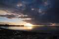 Morecambe Bay Sunset Royalty Free Stock Photo