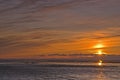 Morecambe bay Sunset Royalty Free Stock Photo