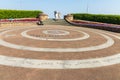 Eric Morecambe statue at the seafront in coastal town of Morecambe. Royalty Free Stock Photo