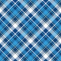 Moredn design blue plaid seamless pattern Royalty Free Stock Photo