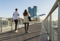 Moreelsebrug Couple Pedestrians Utrecht